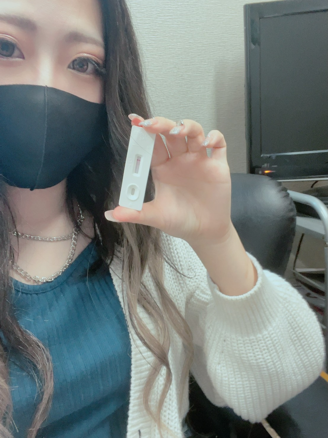 初出勤のミイナちゃん　検査陰性確認OKです！	